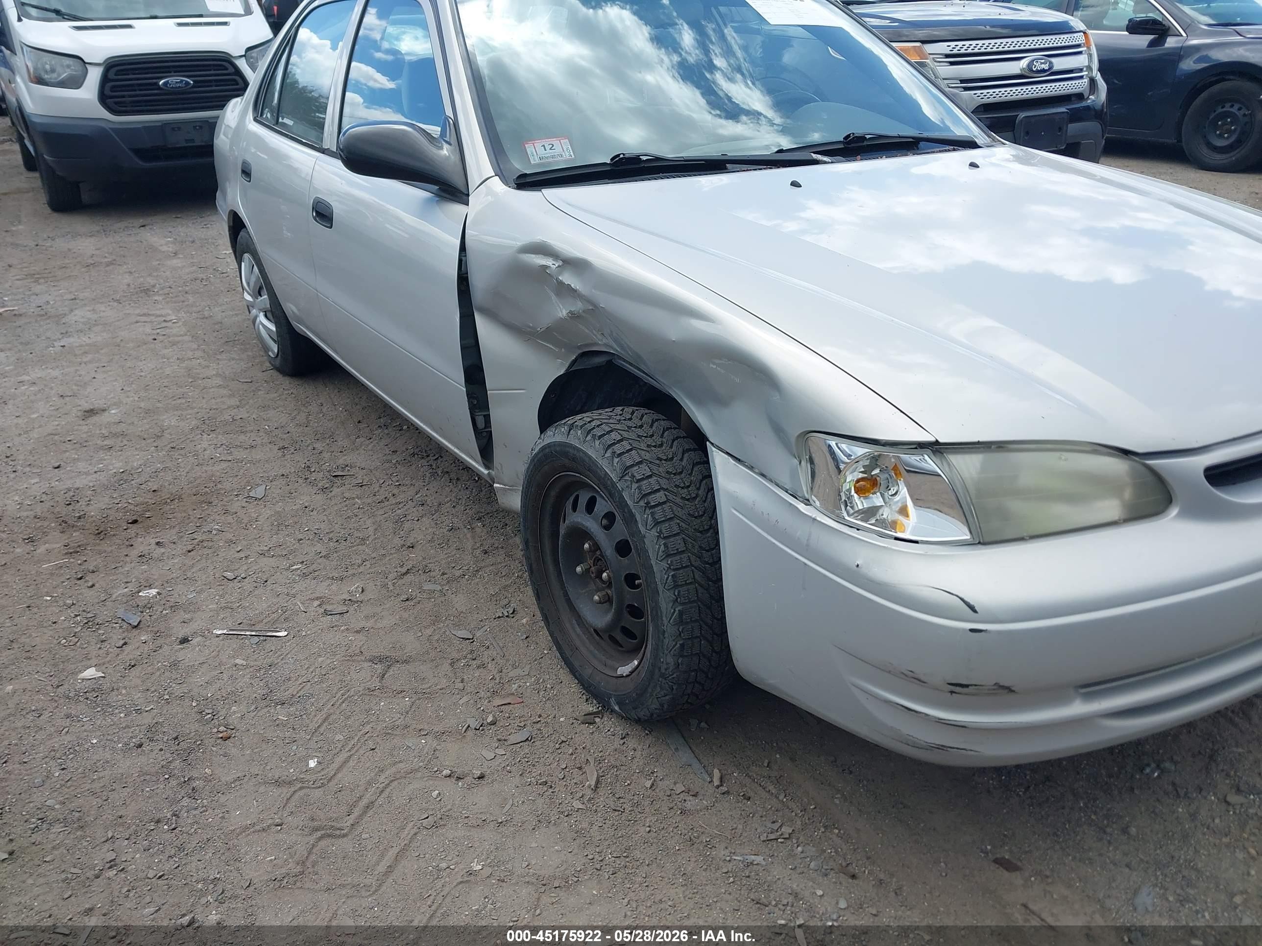 2000 Toyota Corolla Ve Gray vin: 2T1BR12E8YC279485