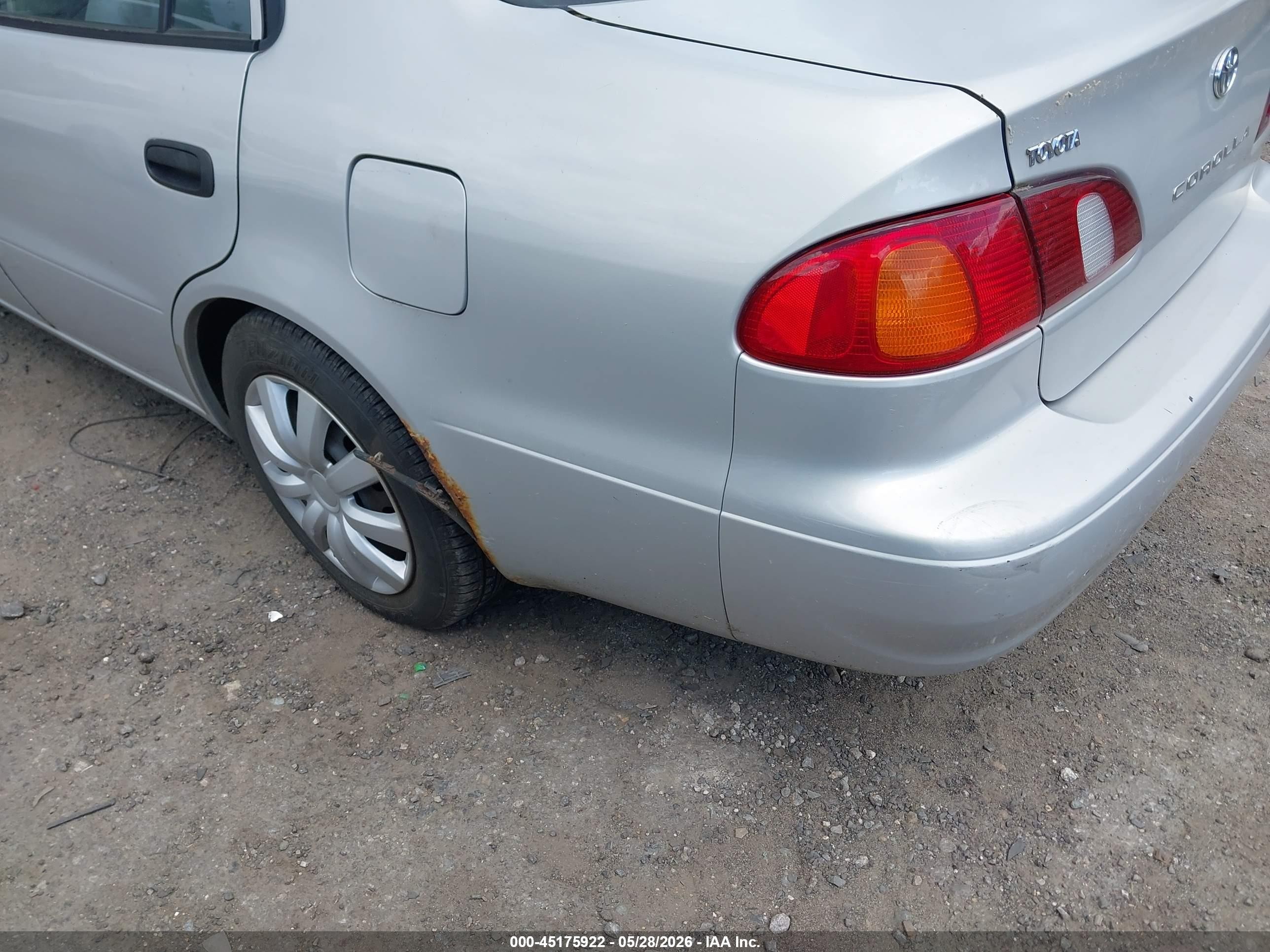 2000 Toyota Corolla Ve Gray vin: 2T1BR12E8YC279485