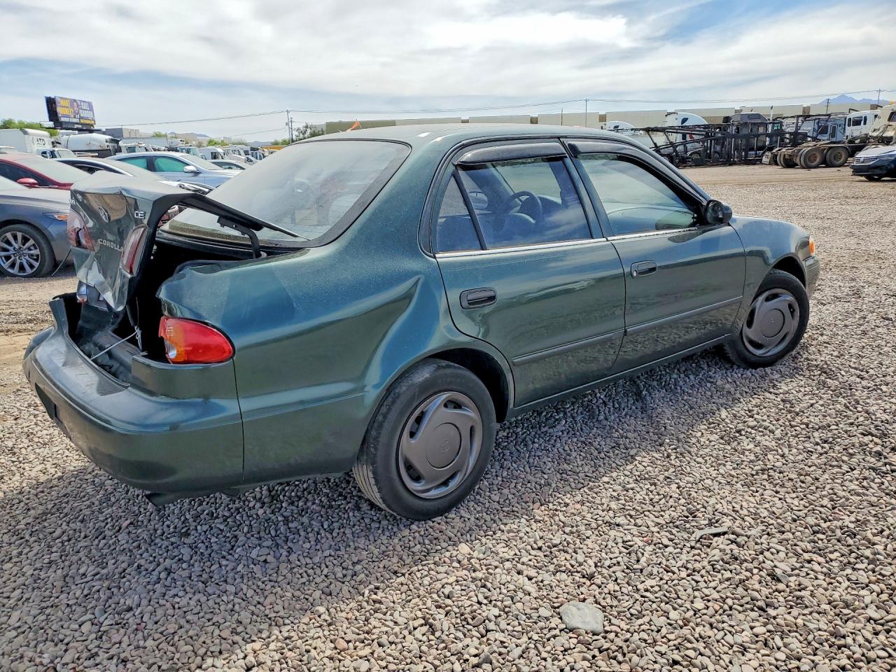 2000 Toyota Corolla Ve Green vin: 2T1BR12E8YC286940