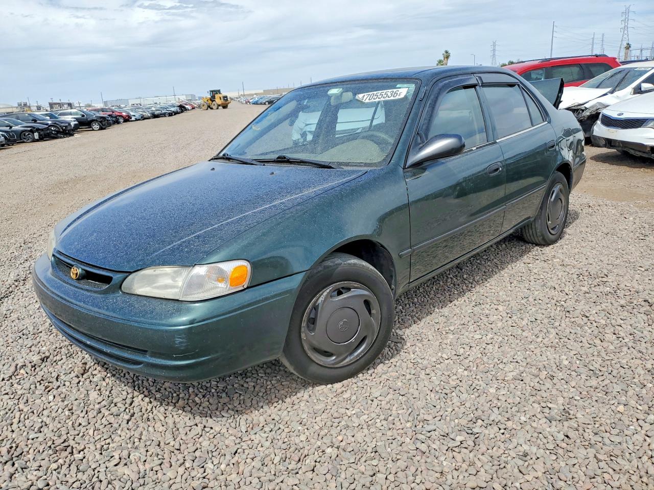 2000 Toyota Corolla Ve Green vin: 2T1BR12E8YC286940