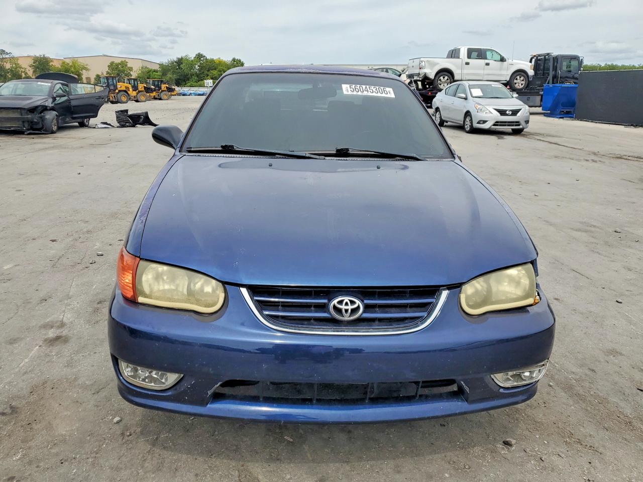 2001 Toyota Corolla S Blue vin: 2T1BR12E91C448080