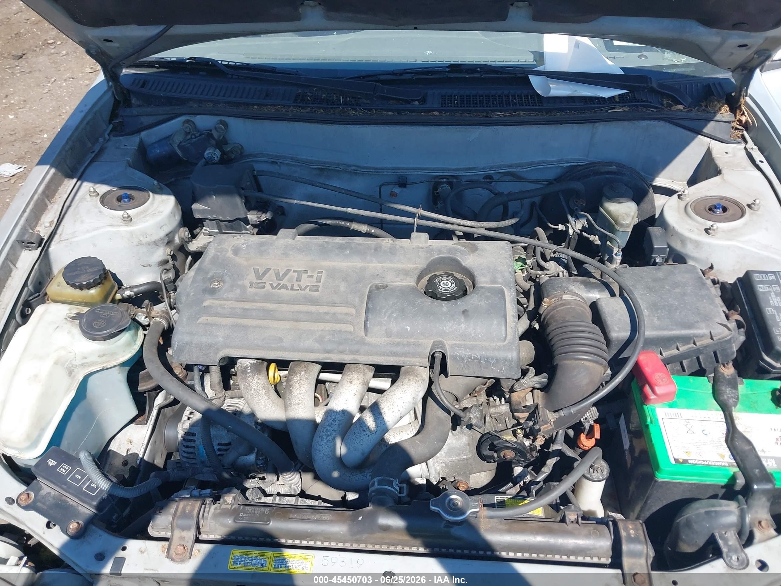 2002 Toyota Corolla Le Silver vin: 2T1BR12E92C541215