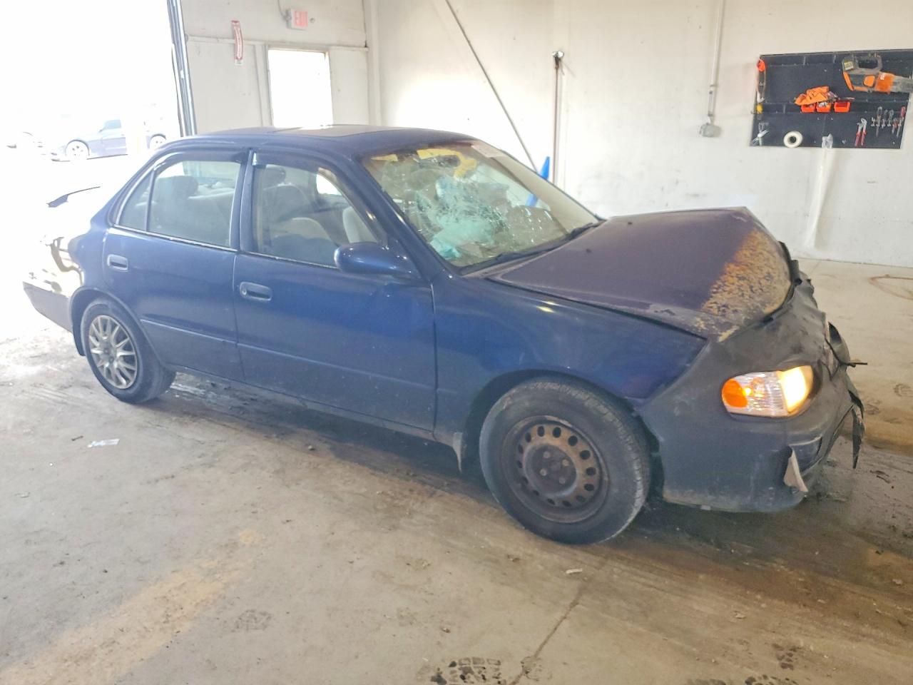 2002 Toyota Corolla Le Blue vin: 2T1BR12E92C545782
