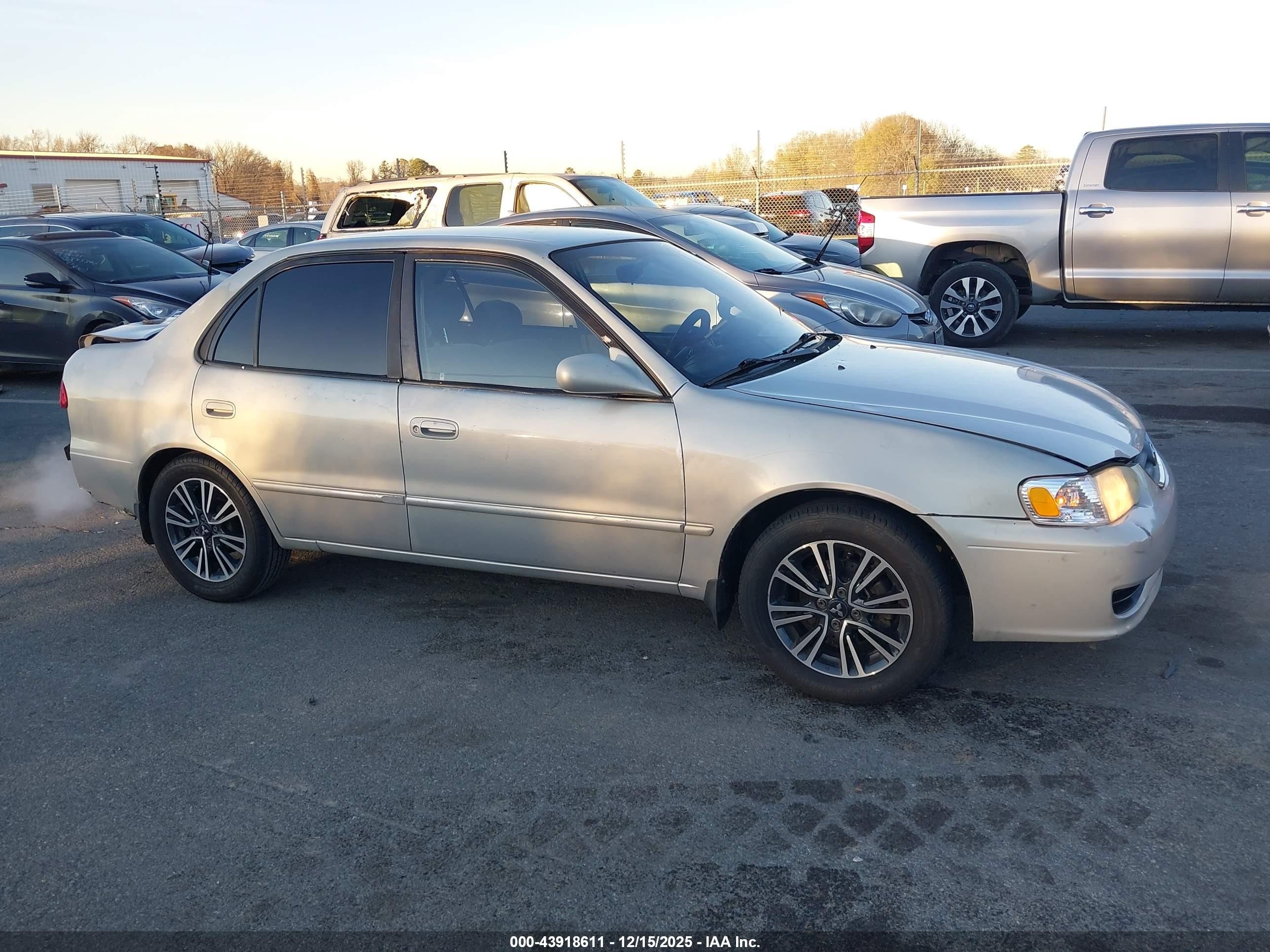 2002 Toyota Corolla Le Серебряный vin: 2T1BR12E92C549072