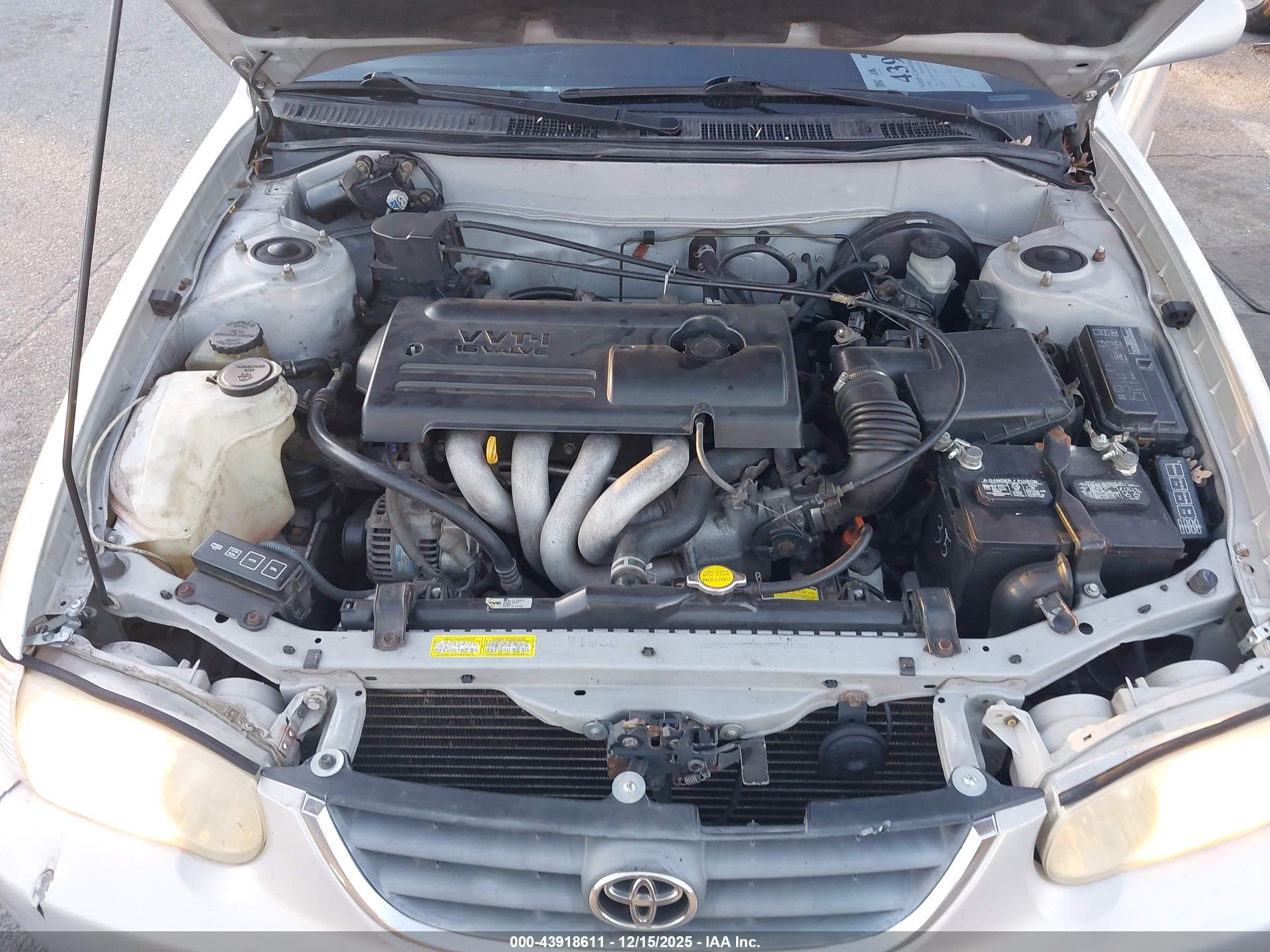 2002 Toyota Corolla Le Серебряный vin: 2T1BR12E92C549072