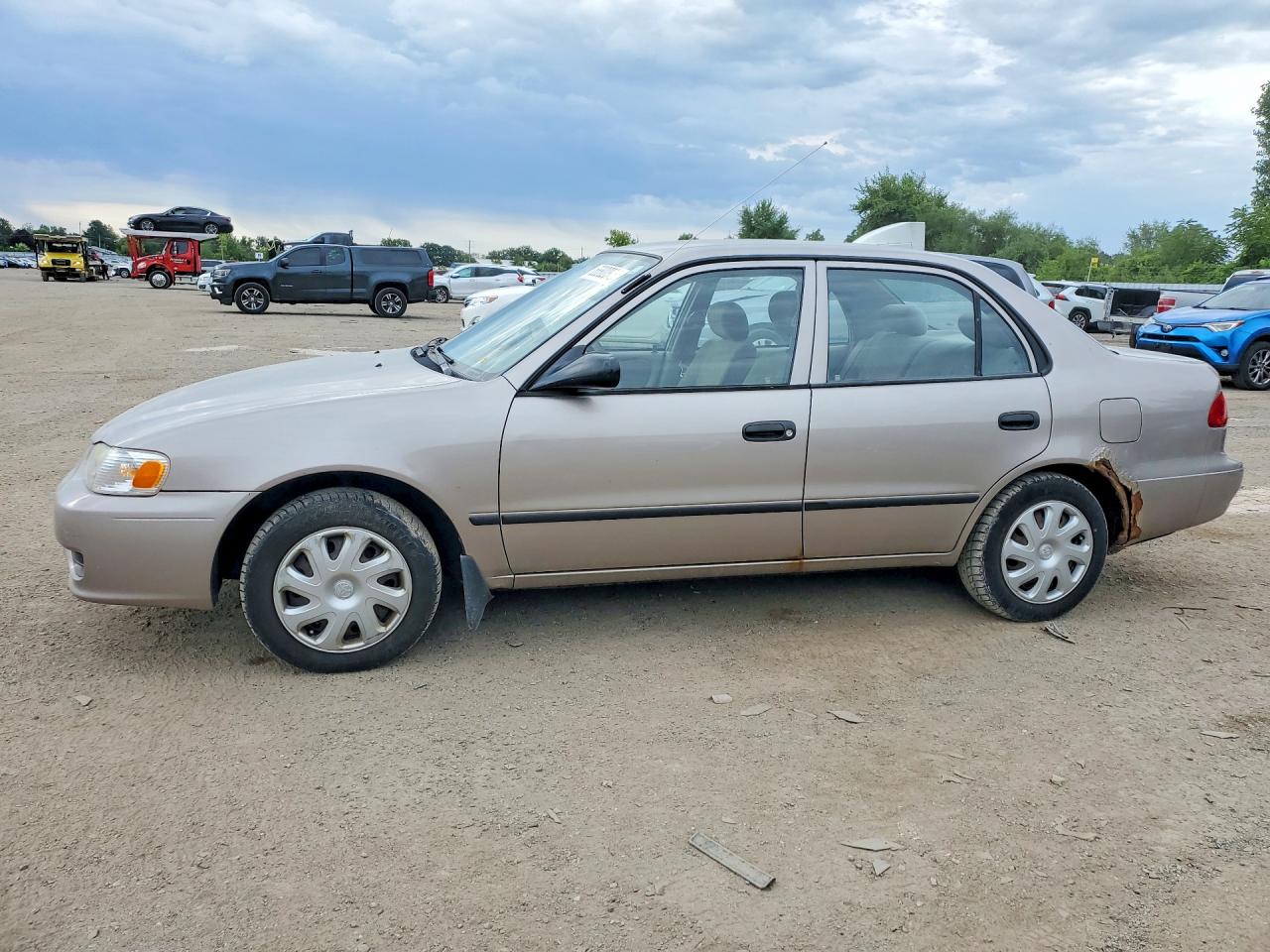 2002 Toyota Corolla Ce Tan vin: 2T1BR12E92C881643