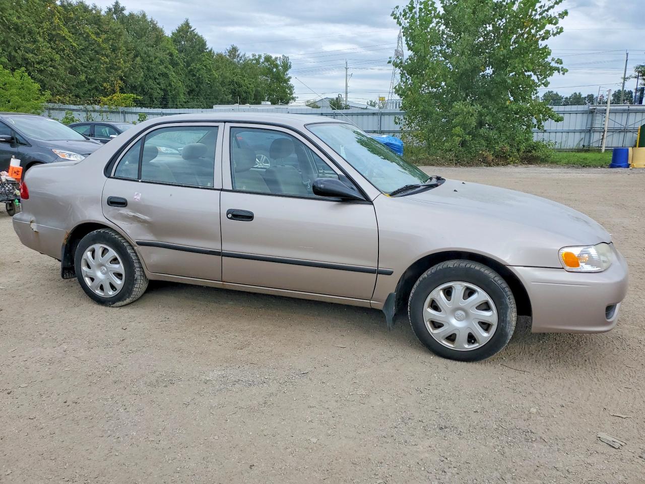 2002 Toyota Corolla Ce Tan vin: 2T1BR12E92C881643