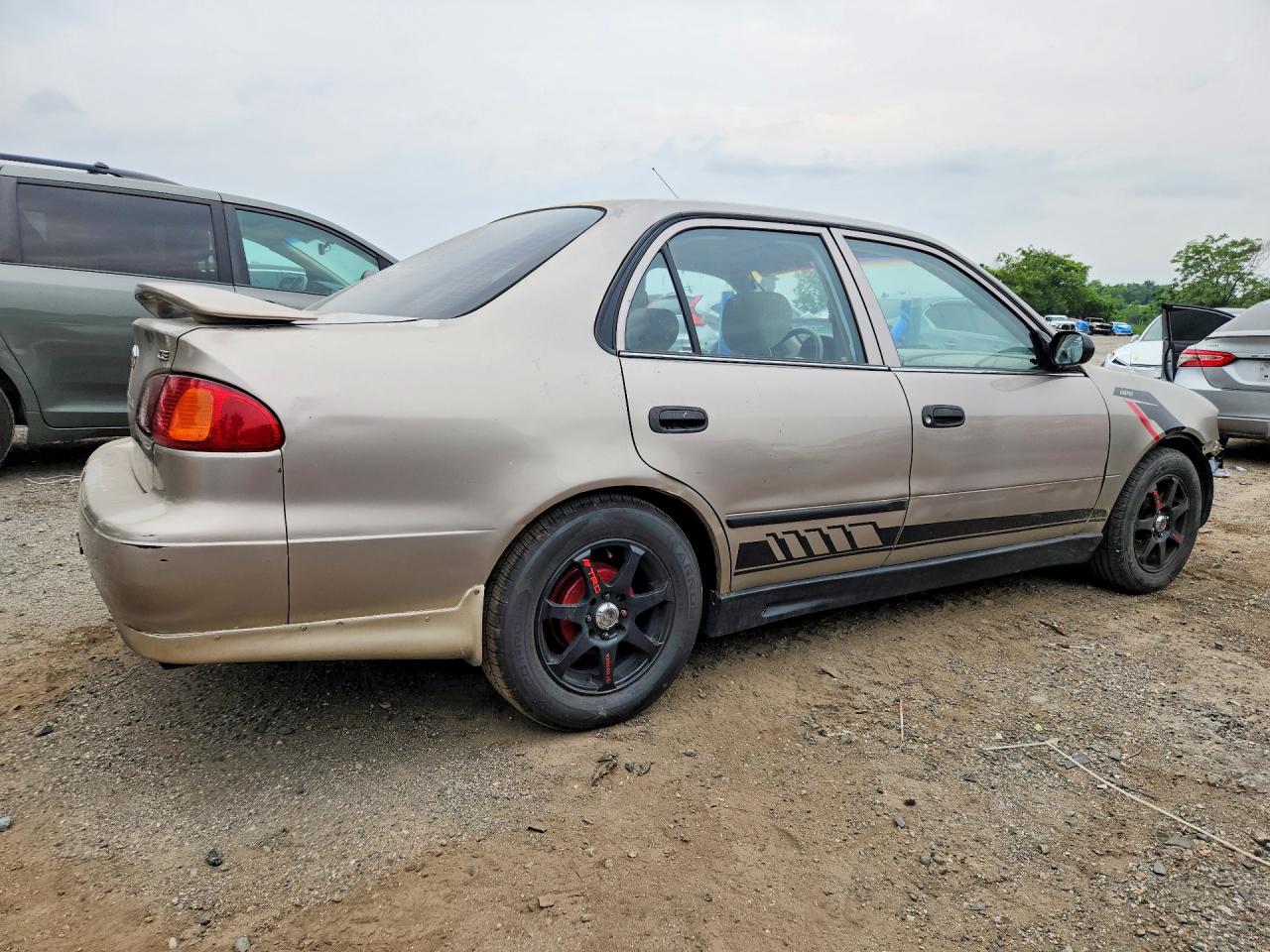 1998 Toyota Corolla Ve Beige vin: 2T1BR12E9WC091295