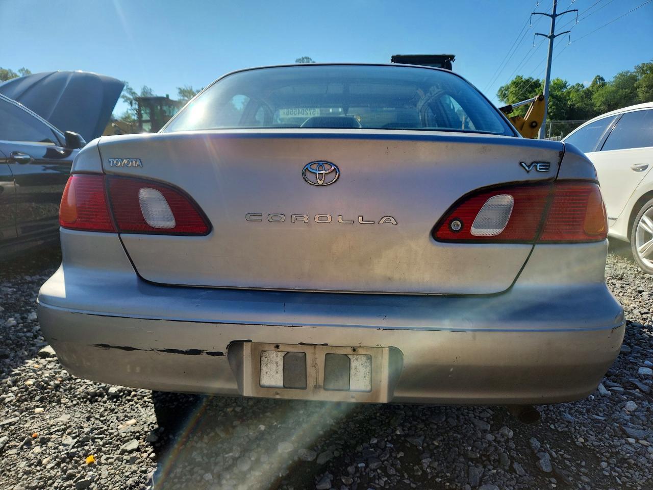 1999 Toyota Corolla Ve Beige vin: 2T1BR12E9XC255548