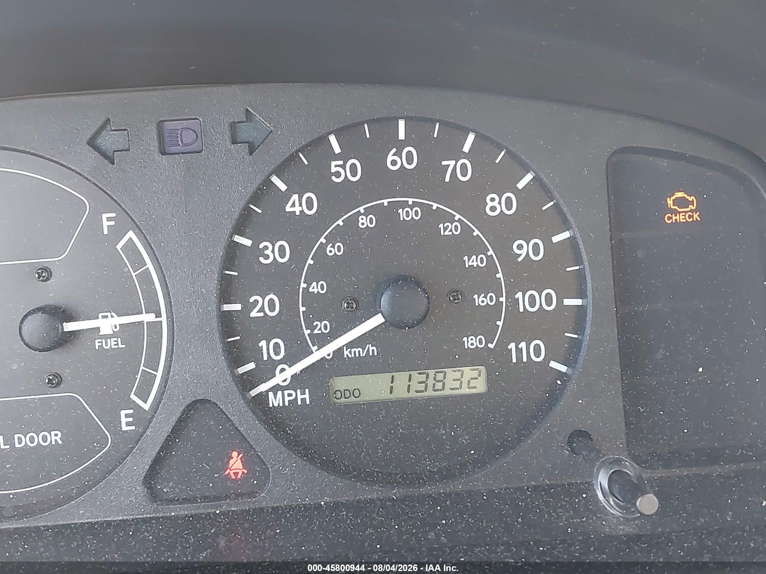 2000 Toyota Corolla Ve Maroon vin: 2T1BR12E9YC272674
