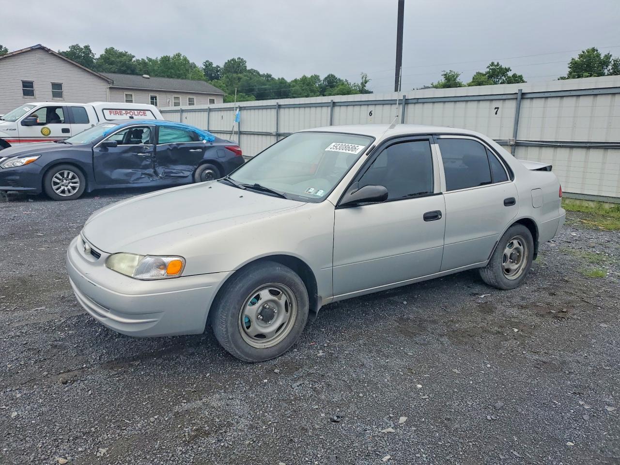 2000 Toyota Corolla Ve Gray vin: 2T1BR12E9YC314292