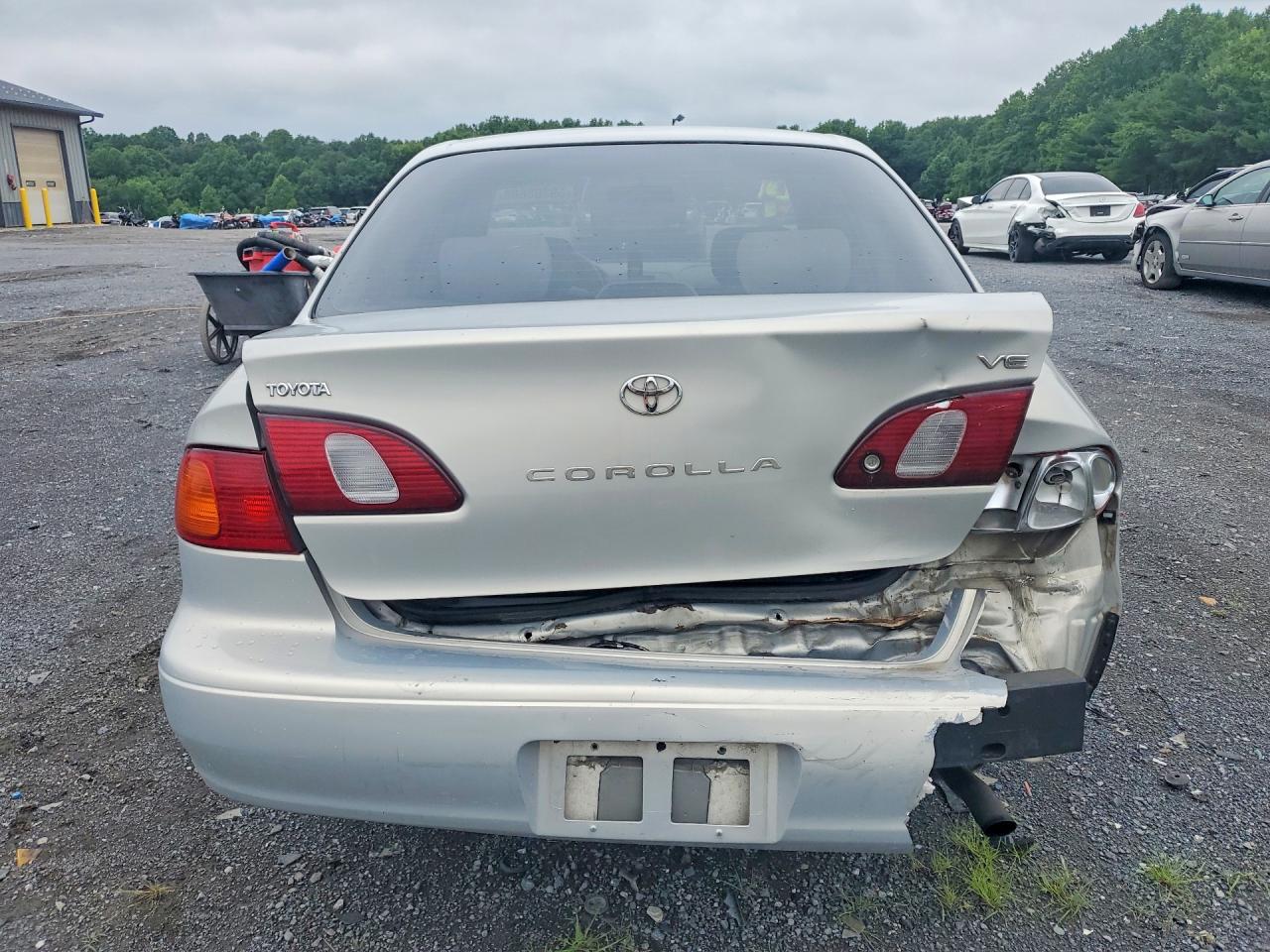 2000 Toyota Corolla Ve Gray vin: 2T1BR12E9YC314292