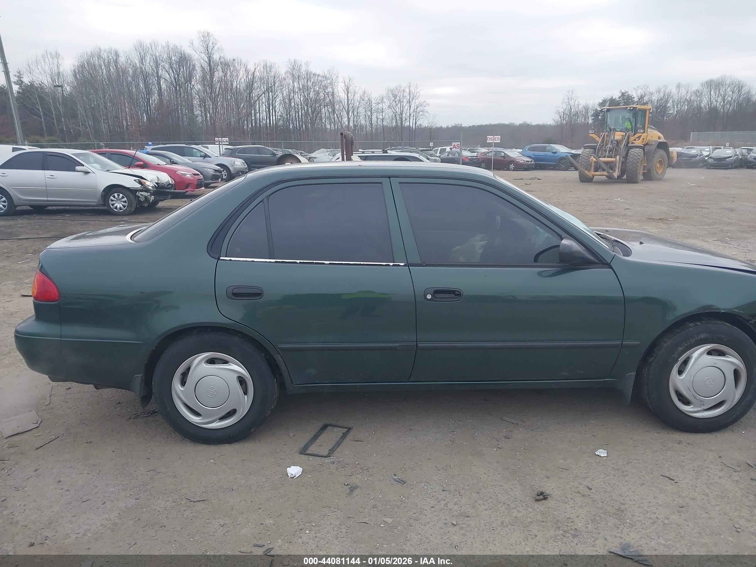 2000 Toyota Corolla Ce Green vin: 2T1BR12E9YC340343