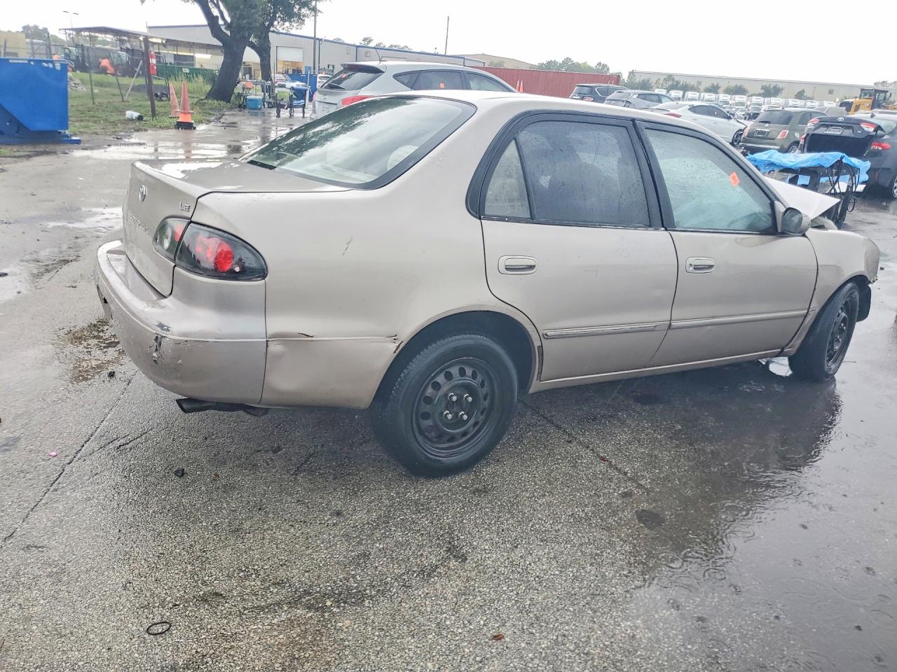 2001 Toyota Corolla Le Желто-коричневый vin: 2T1BR12EX1C411443