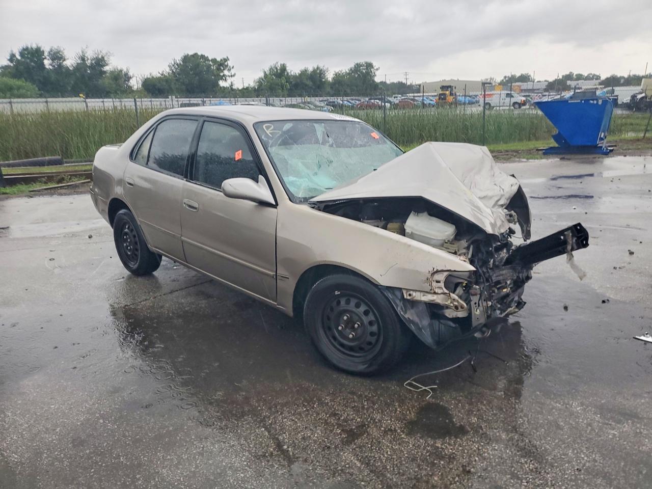 2001 Toyota Corolla Le Желто-коричневый vin: 2T1BR12EX1C411443