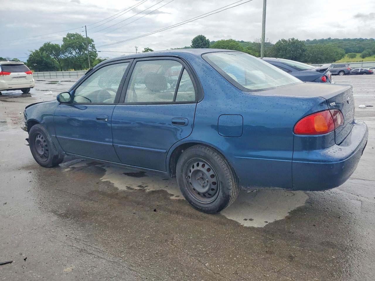 2001 Toyota Corolla Le Blue vin: 2T1BR12EX1C503782