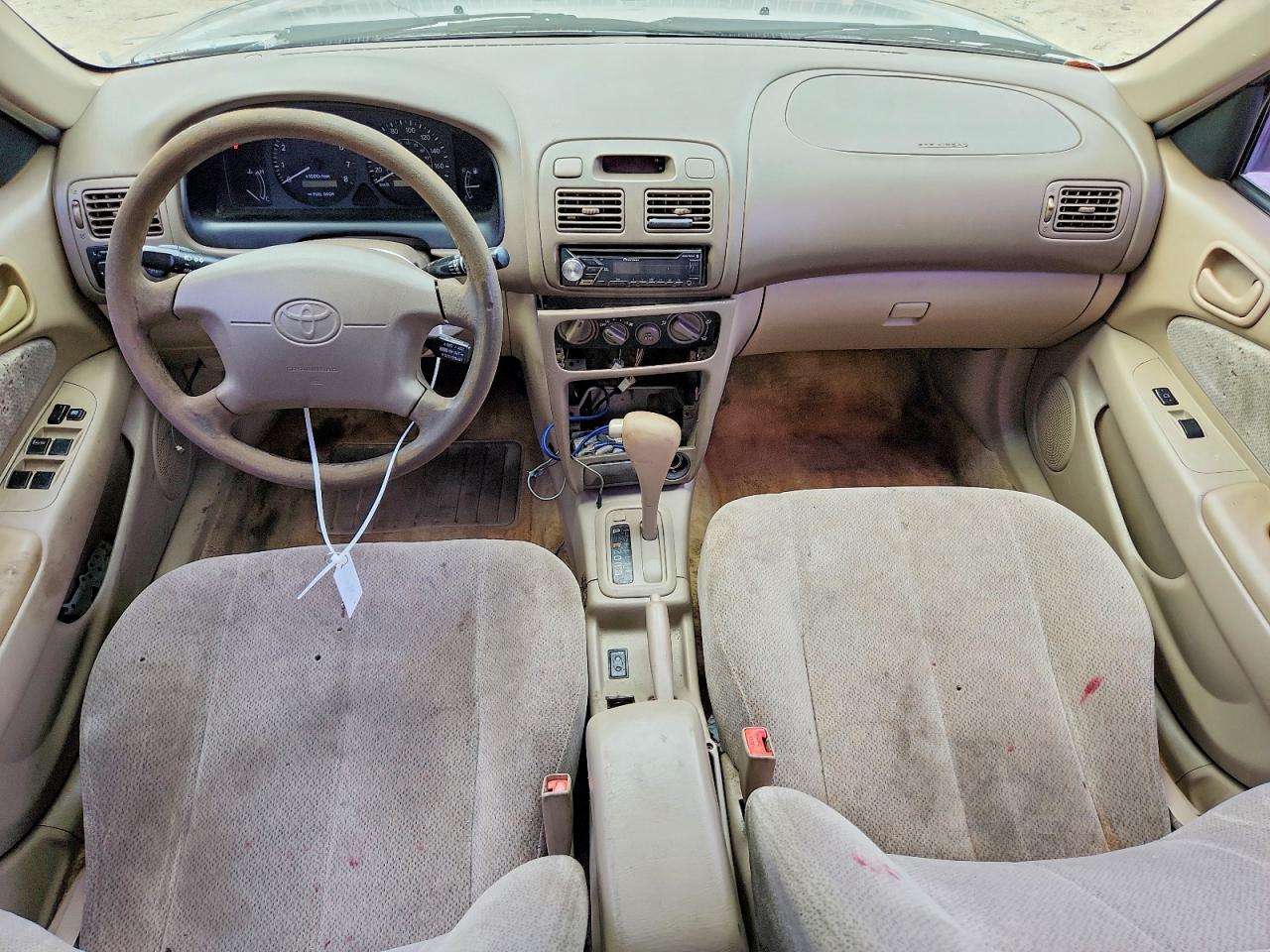 2001 Toyota Corolla Ce Beige vin: 2T1BR12EX1C833034