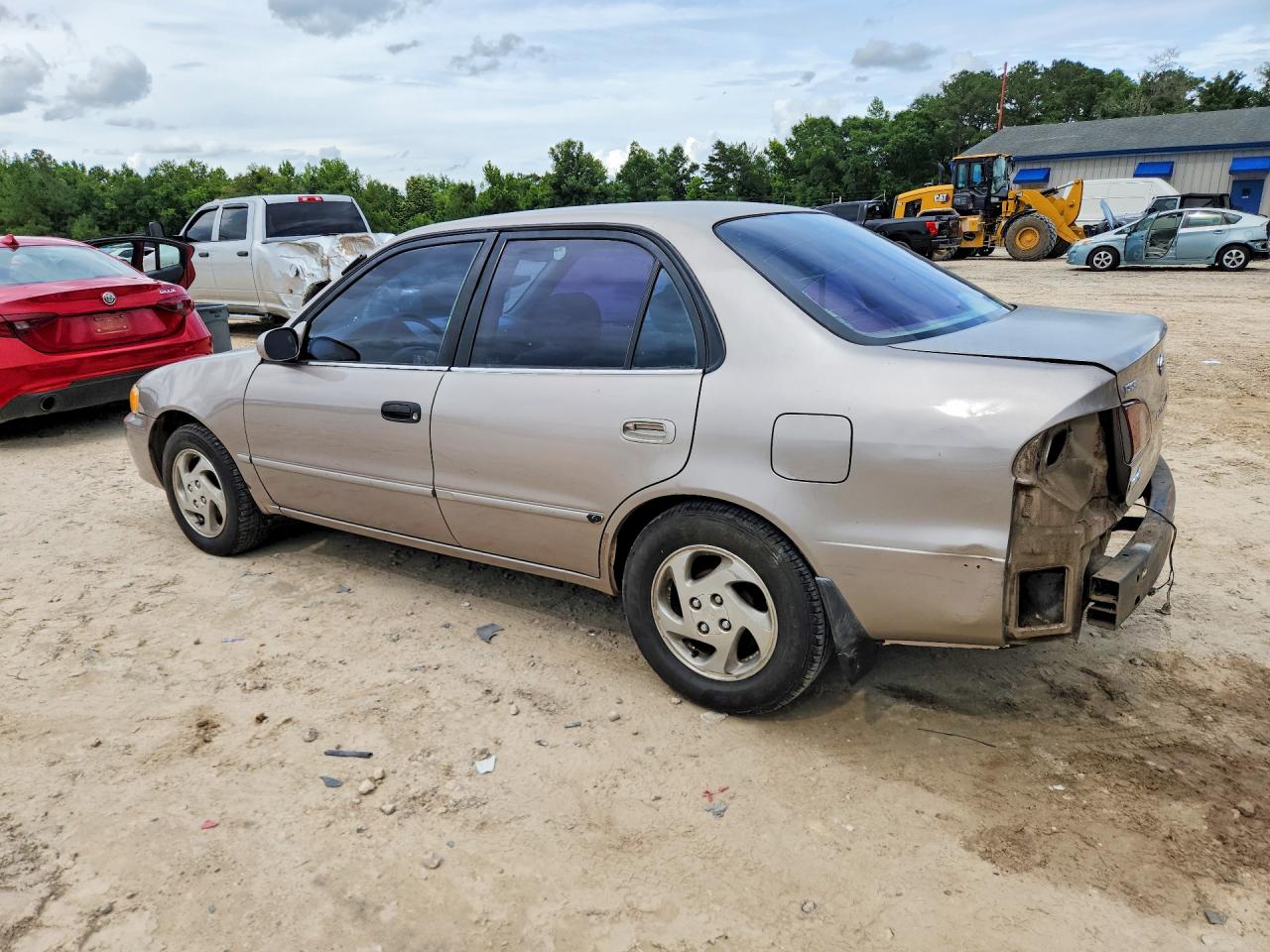 2001 Toyota Corolla Ce Beige vin: 2T1BR12EX1C833034