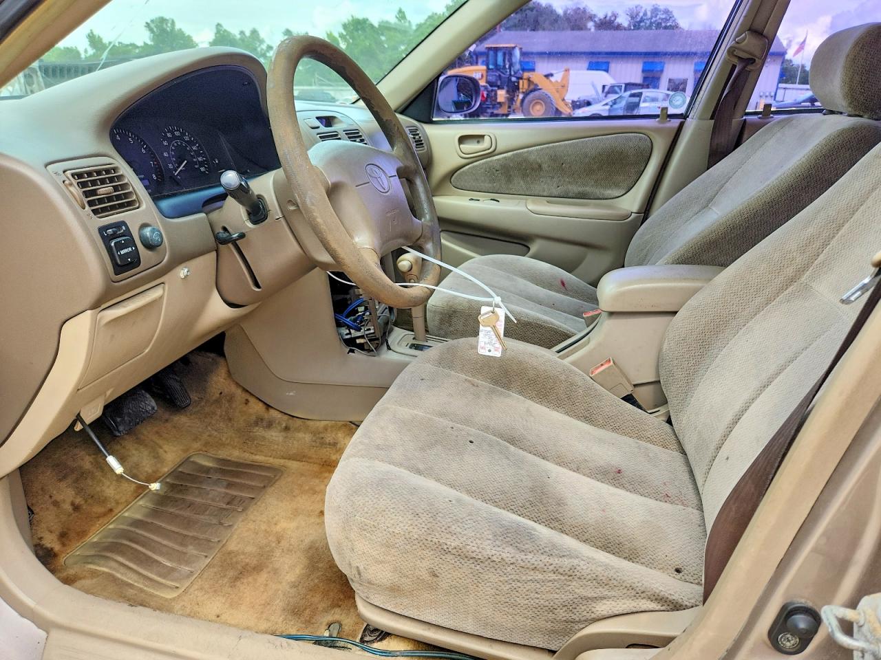 2001 Toyota Corolla Ce Beige vin: 2T1BR12EX1C833034