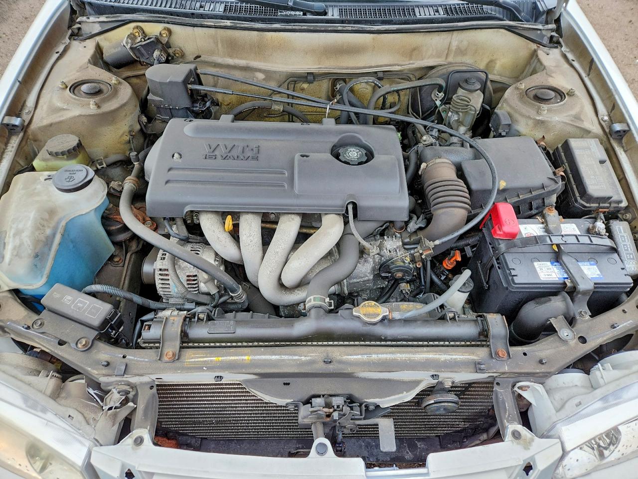 2001 Toyota Corolla Ce Silver vin: 2T1BR12EX1C833843