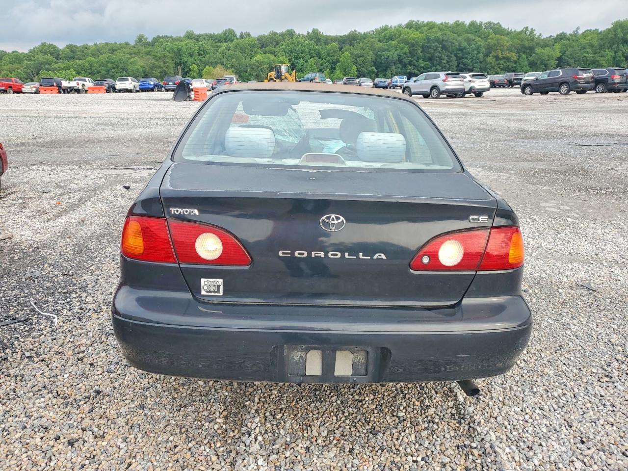 2002 Toyota Corolla Ce Black vin: 2T1BR12EX2C527517