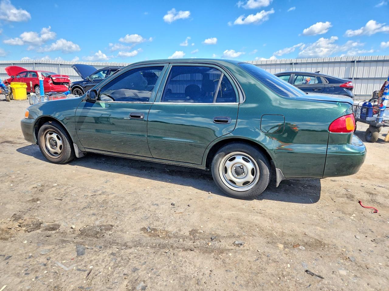 2002 Toyota Corolla Ce Green vin: 2T1BR12EX2C548027
