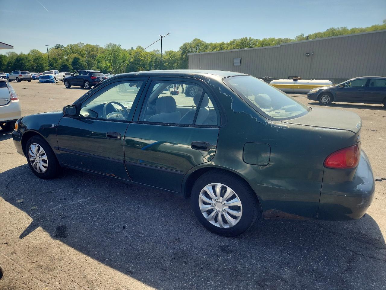 2002 Toyota Corolla Ce Зеленый vin: 2T1BR12EX2C565233