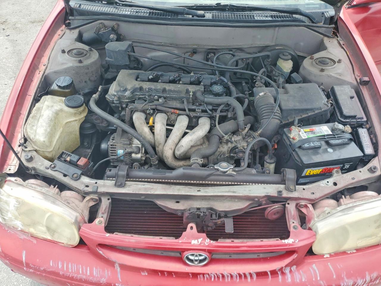 2002 Toyota Corolla Le Red vin: 2T1BR12EX2C578788