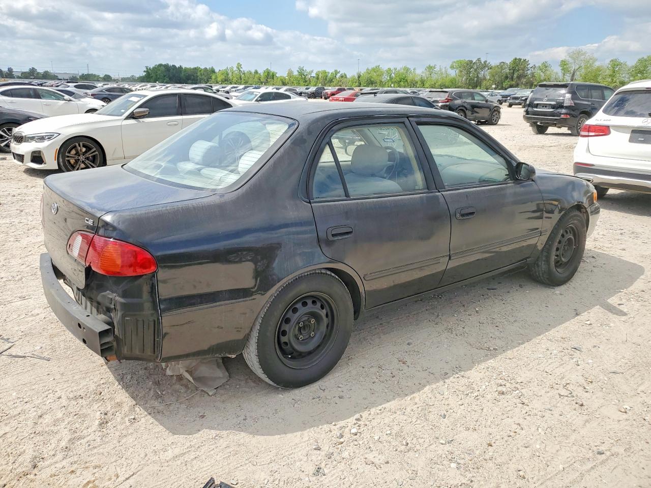 1998 Toyota Corolla Black vin: 2T1BR12EXWC072951