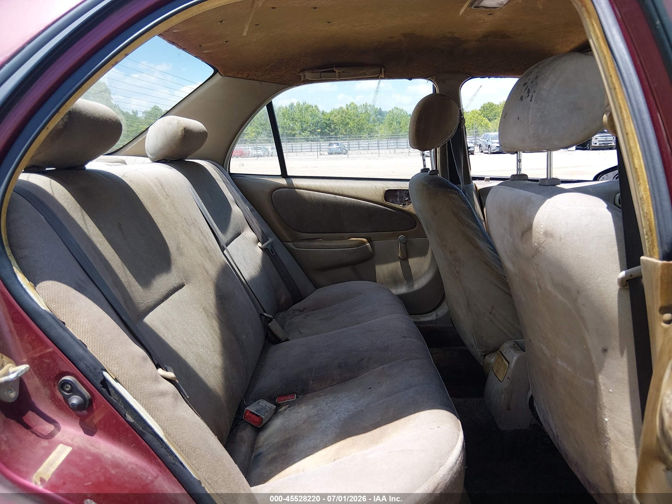 1999 Toyota Corolla Ve Maroon vin: 2T1BR12EXXC129246