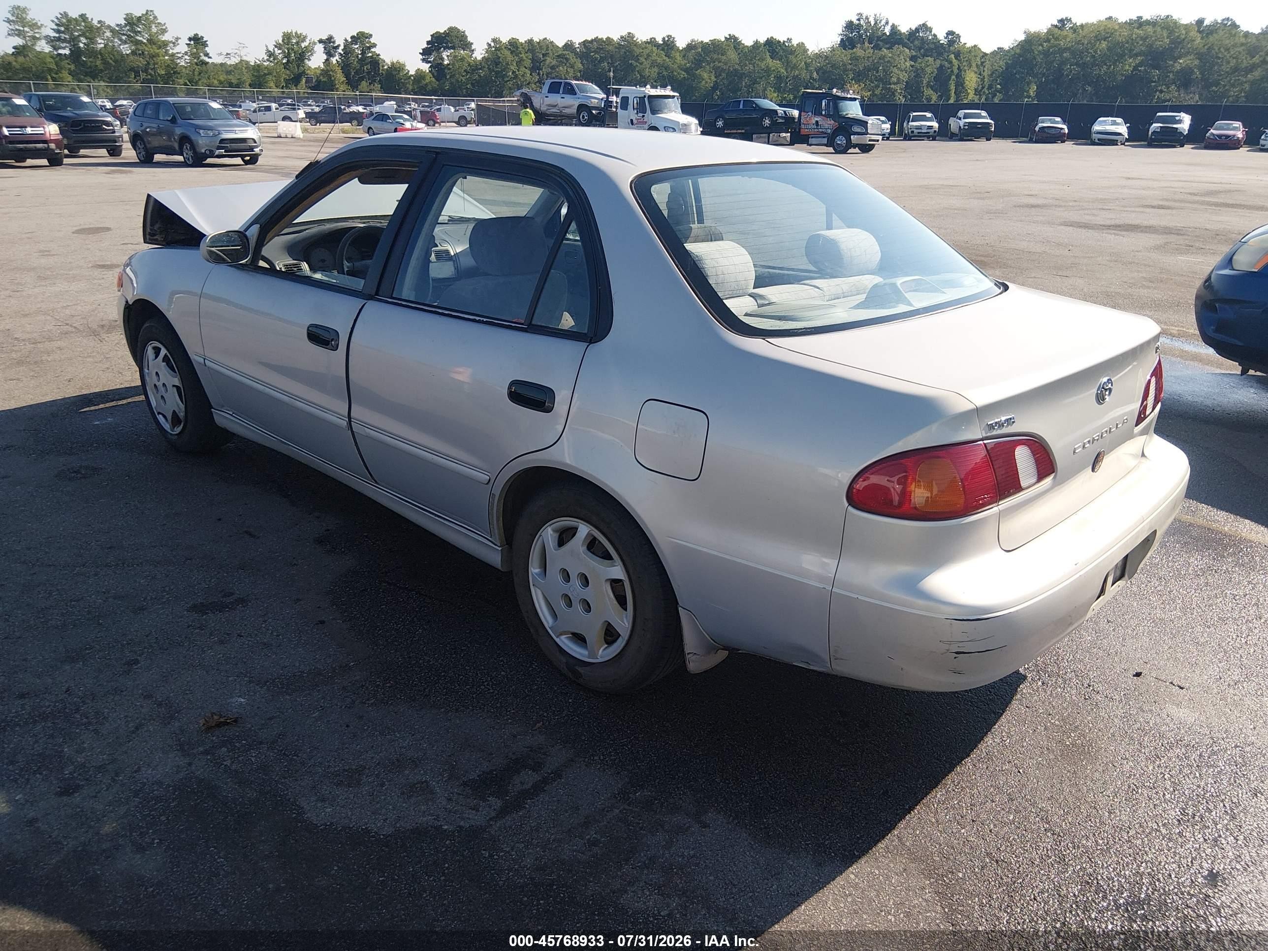 1999 Toyota Corolla Le Gray vin: 2T1BR12EXXC188474