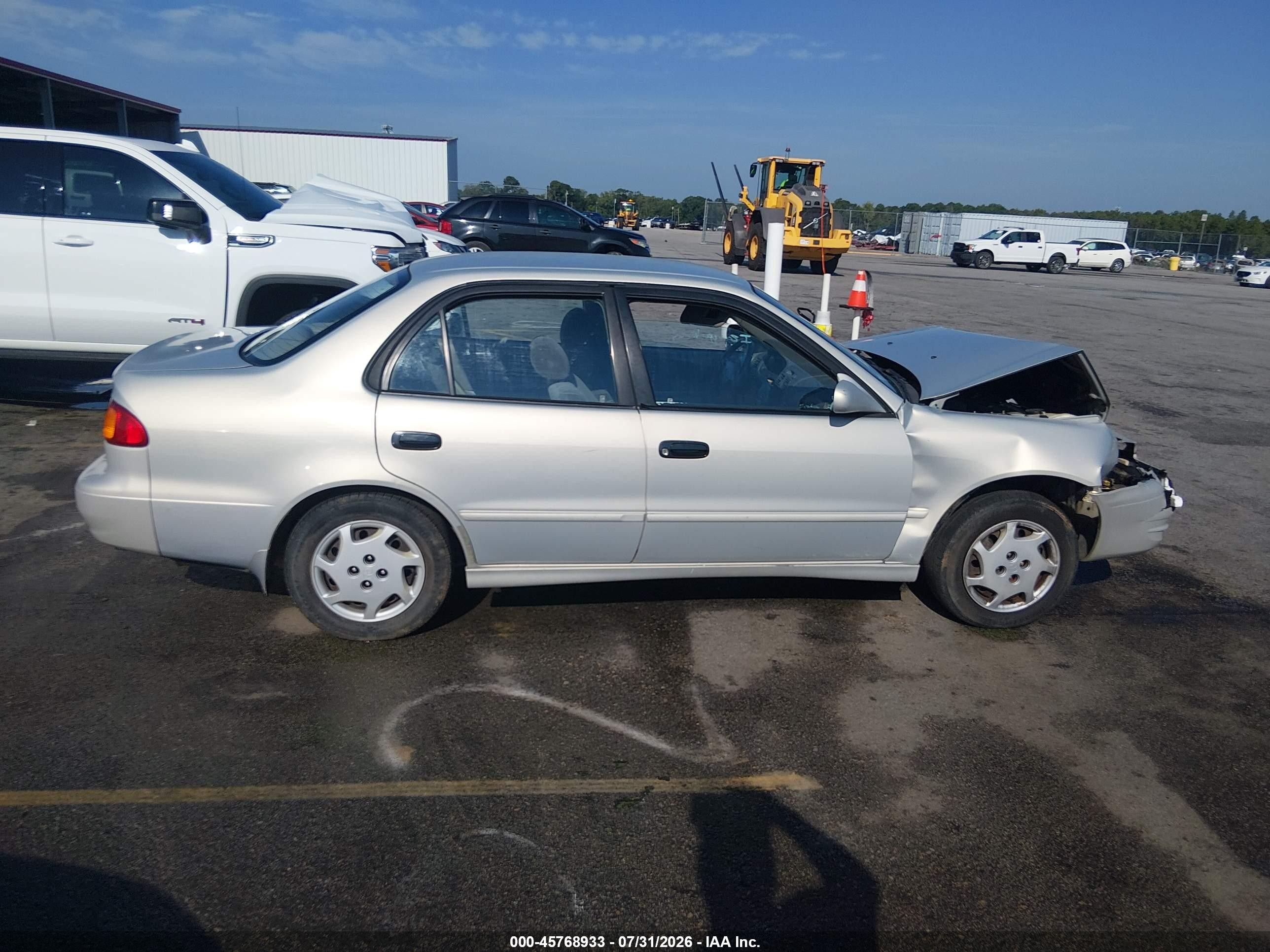 1999 Toyota Corolla Le Gray vin: 2T1BR12EXXC188474