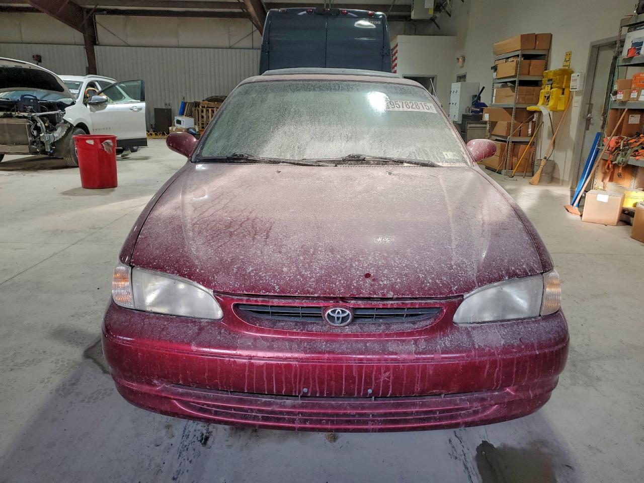 1999 Toyota Corolla Ve Maroon vin: 2T1BR12EXXC208710