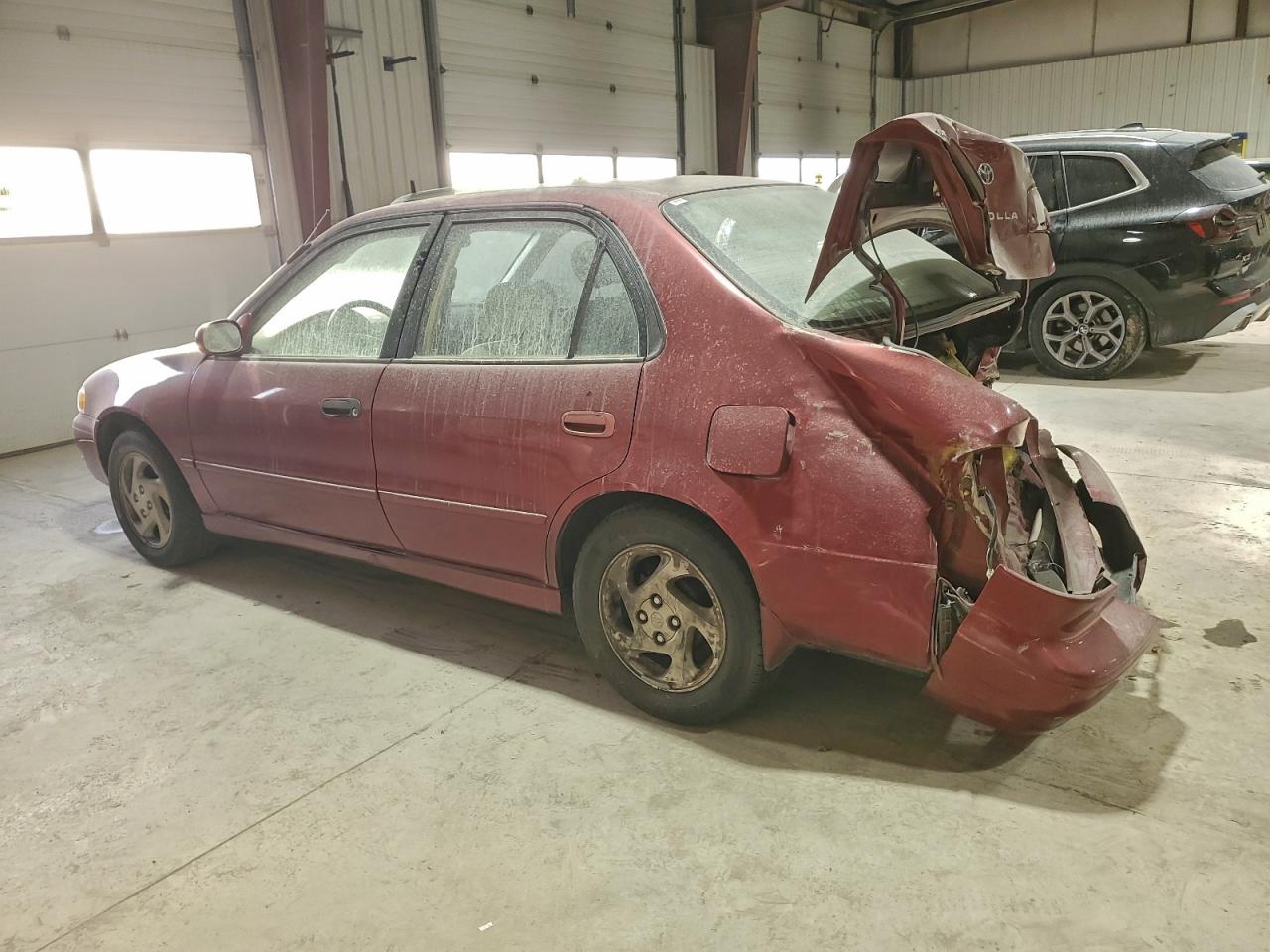 1999 Toyota Corolla Ve Maroon vin: 2T1BR12EXXC208710