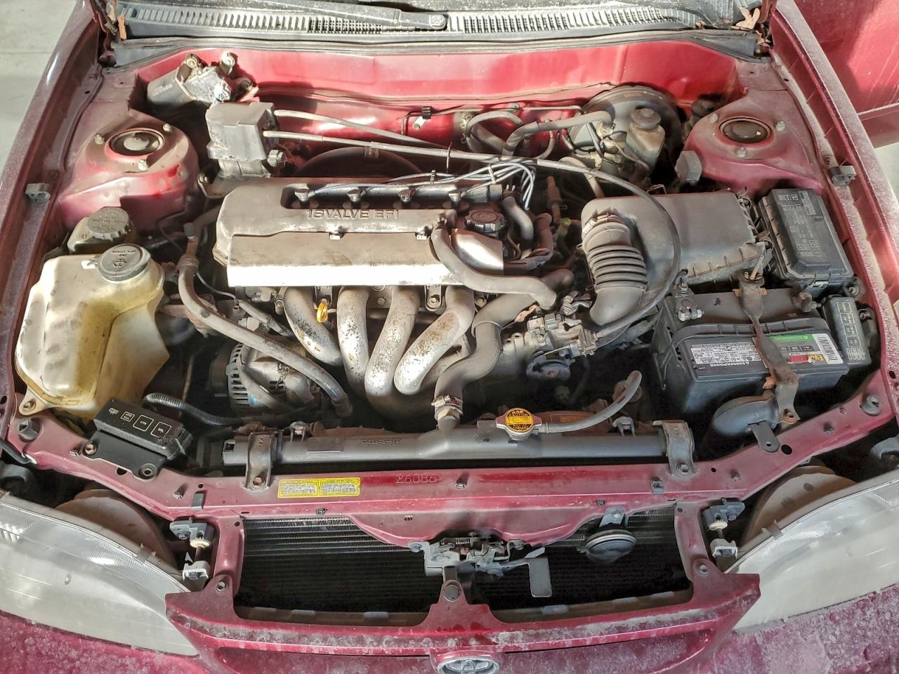 1999 Toyota Corolla Ve Maroon vin: 2T1BR12EXXC208710