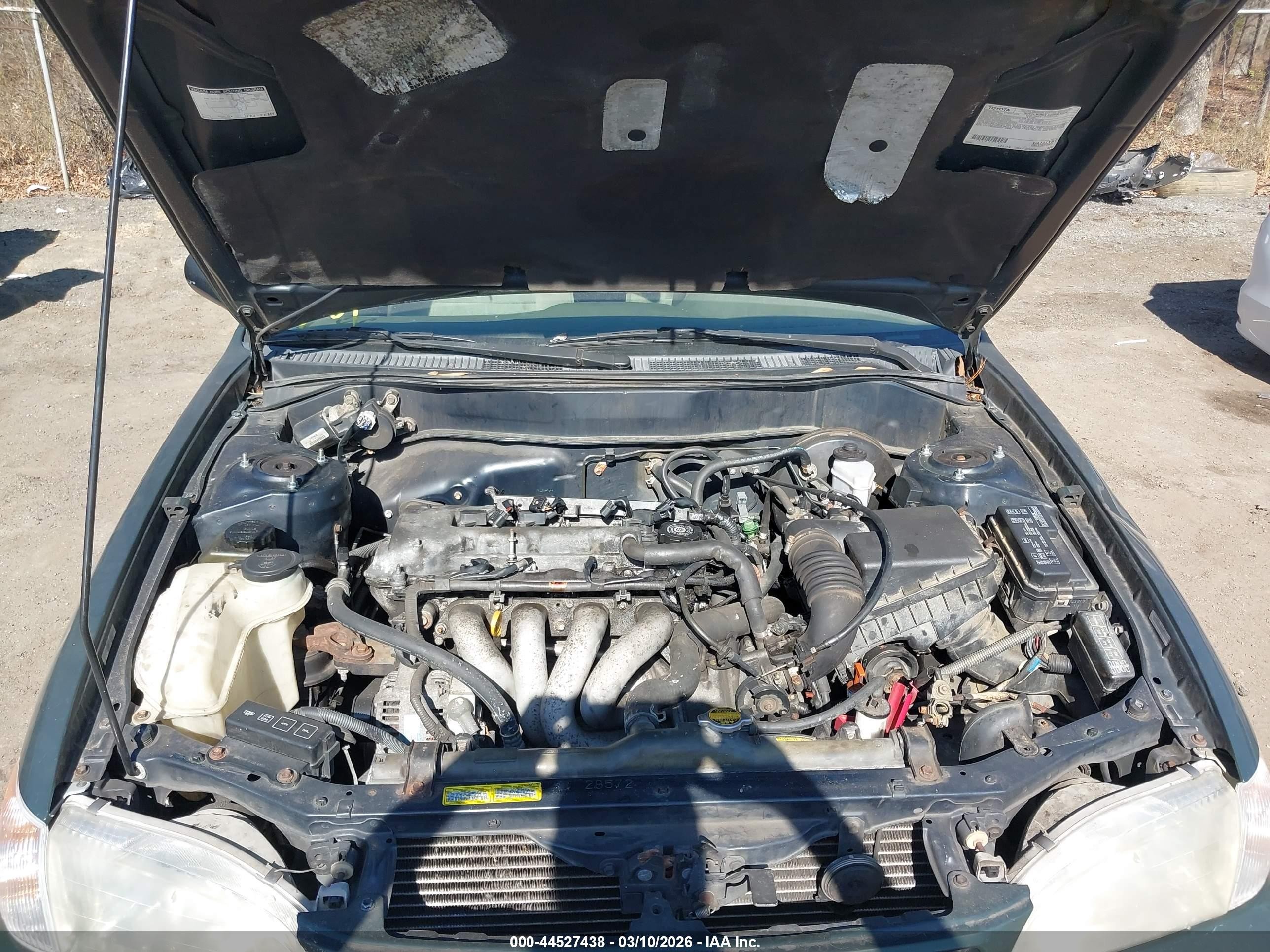 2000 Toyota Corolla Ve Green vin: 2T1BR12EXYC286986