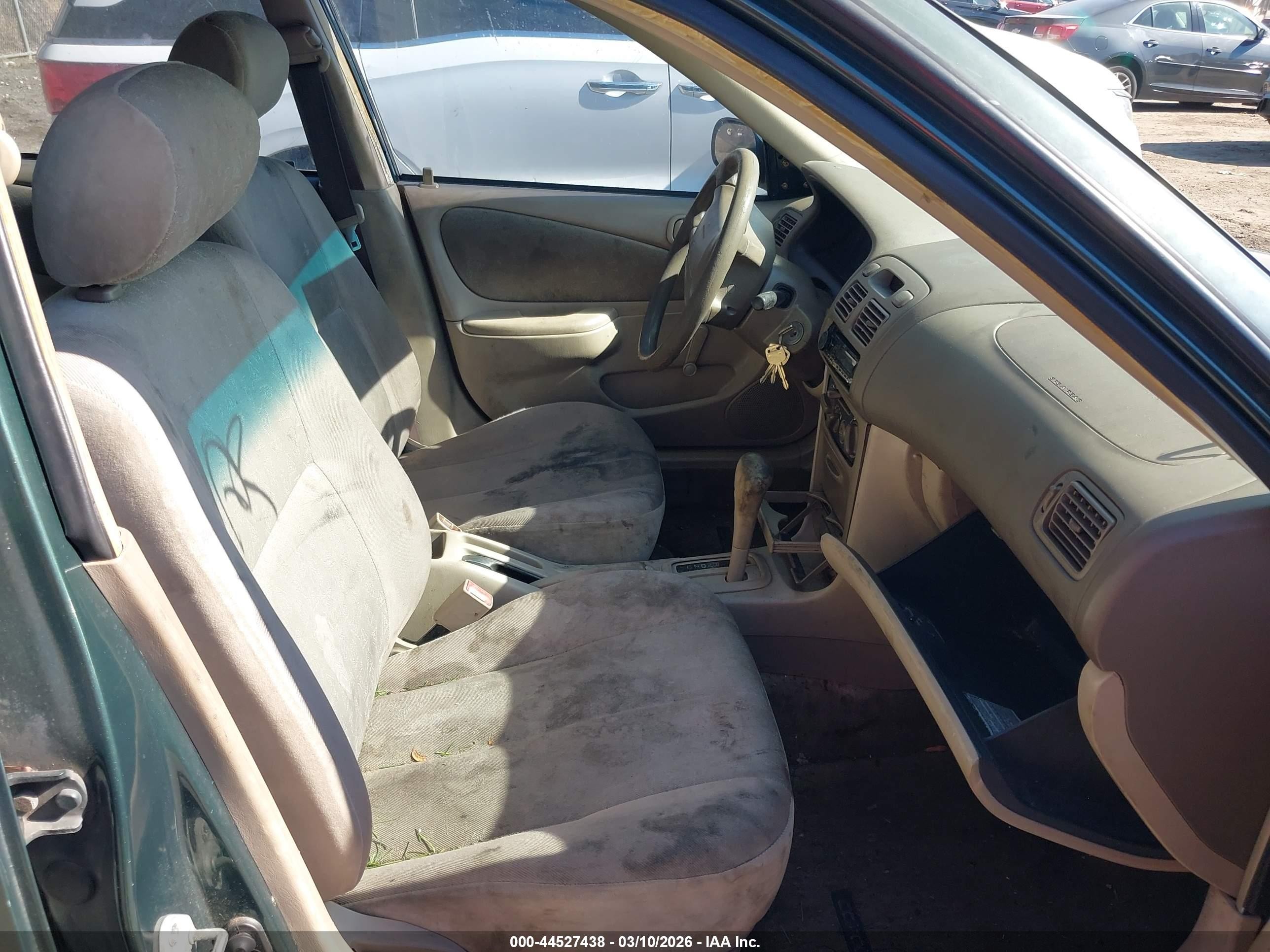 2000 Toyota Corolla Ve Green vin: 2T1BR12EXYC286986