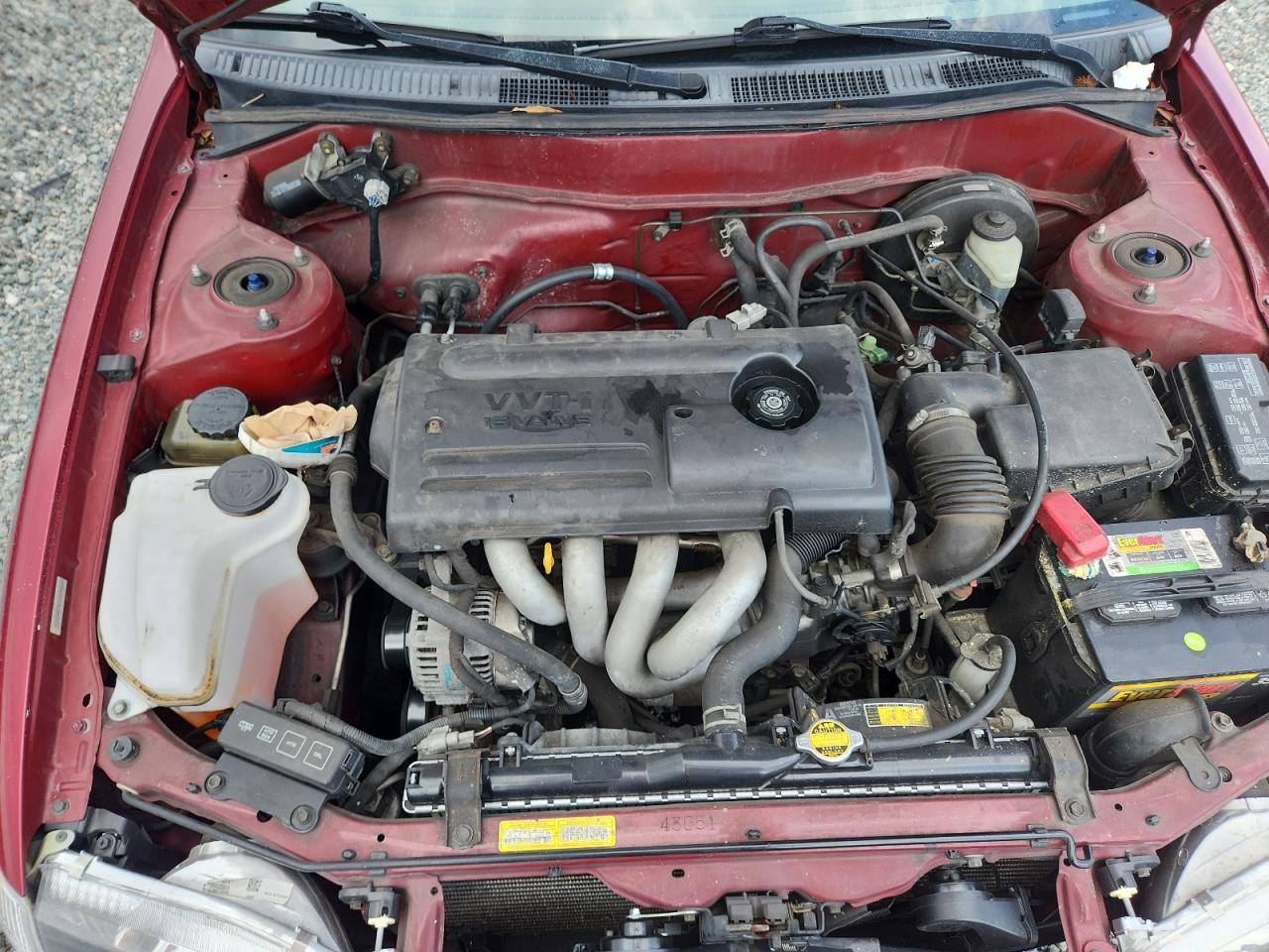 2000 Toyota Corolla Ve Burgundy vin: 2T1BR12EXYC298278