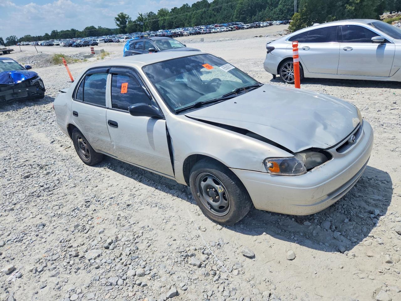 2000 Toyota Corolla Ve Silver vin: 2T1BR12EXYC345387