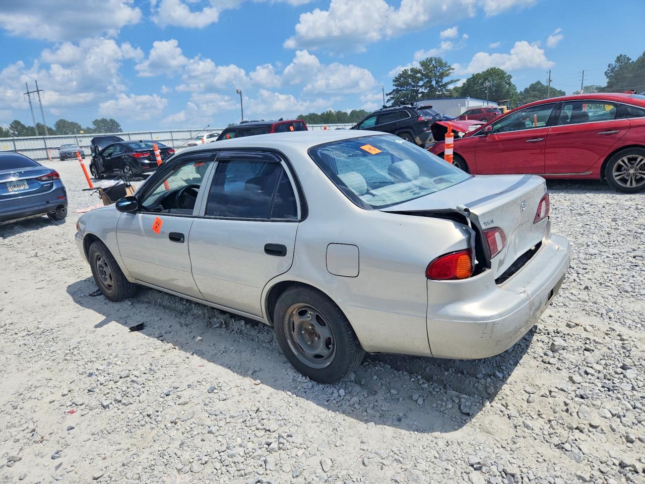 2000 Toyota Corolla Ve Silver vin: 2T1BR12EXYC345387