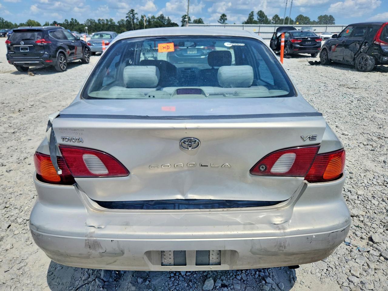 2000 Toyota Corolla Ve Silver vin: 2T1BR12EXYC345387