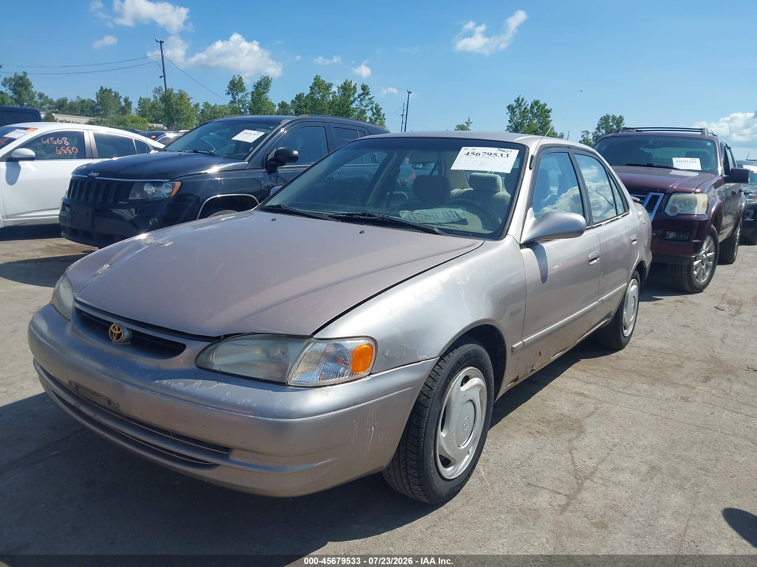 1998 Toyota Corolla Ve/ce/le Tan vin: 2T1BR18E1WC082226