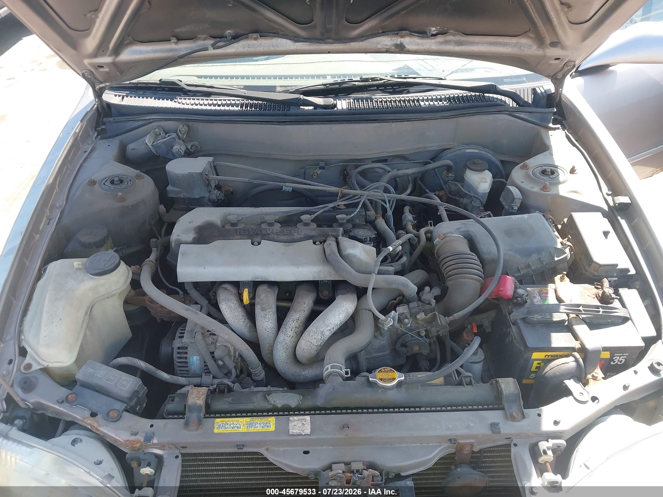1998 Toyota Corolla Ve/ce/le Tan vin: 2T1BR18E1WC082226