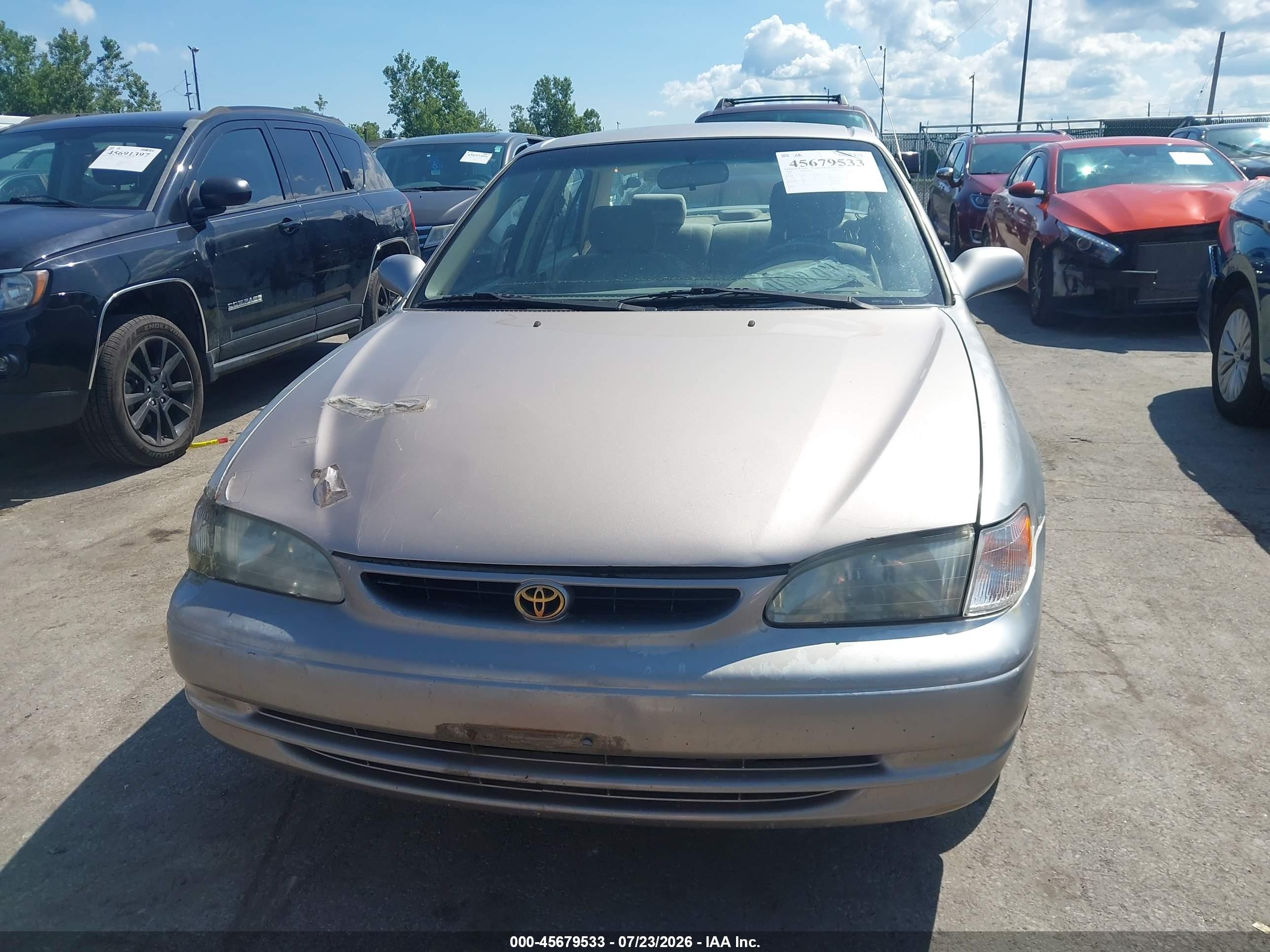 1998 Toyota Corolla Ve/ce/le Tan vin: 2T1BR18E1WC082226