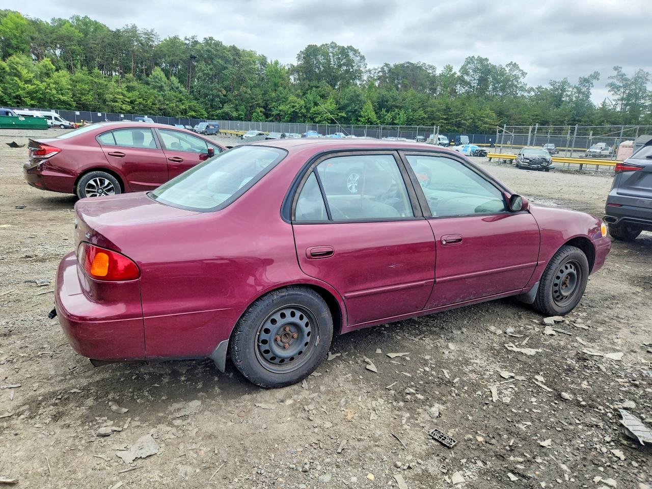 1998 Toyota Corolla Ve Бордовый vin: 2T1BR18E1WC092433