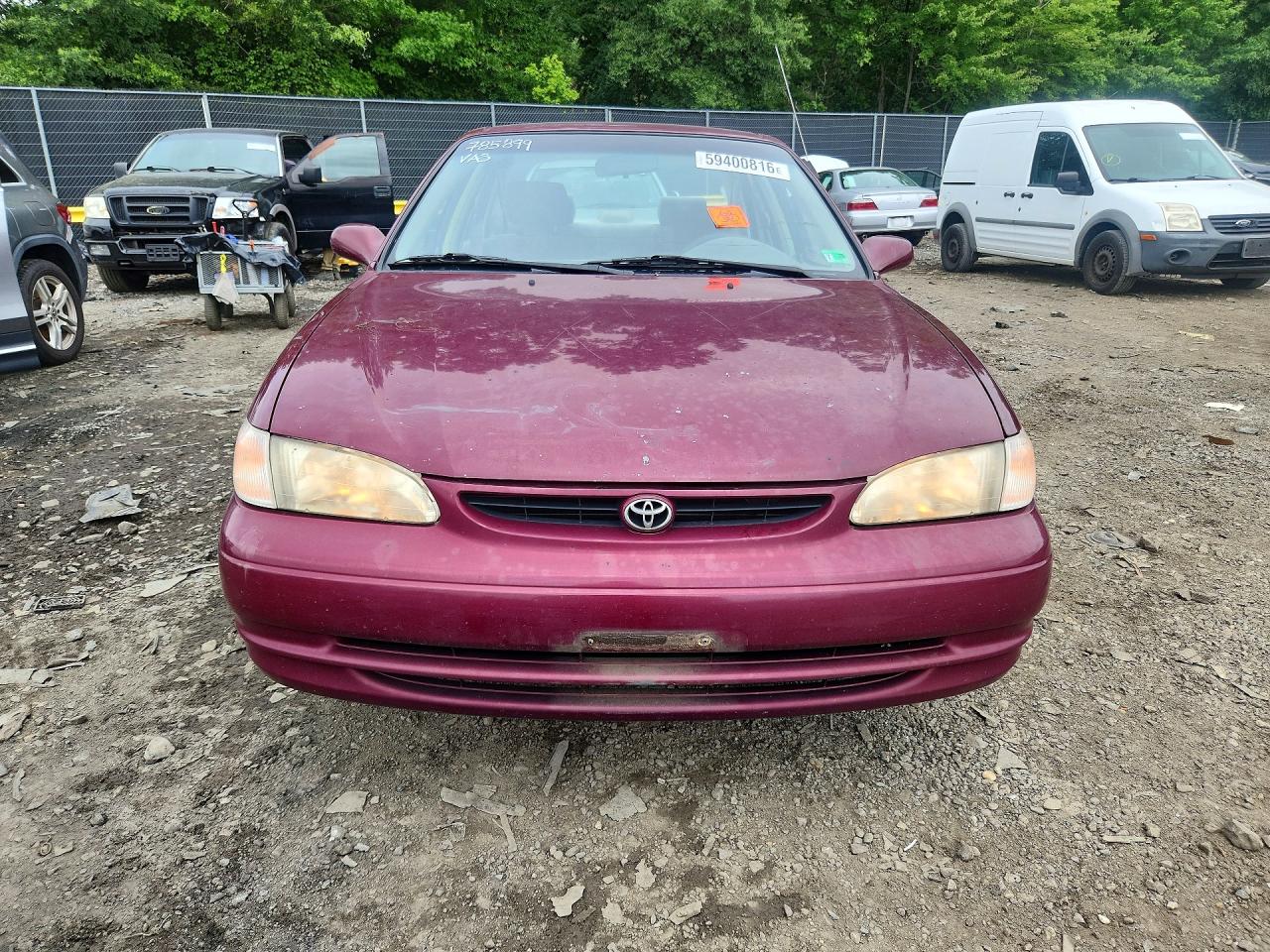 1998 Toyota Corolla Ve Бордовый vin: 2T1BR18E1WC092433