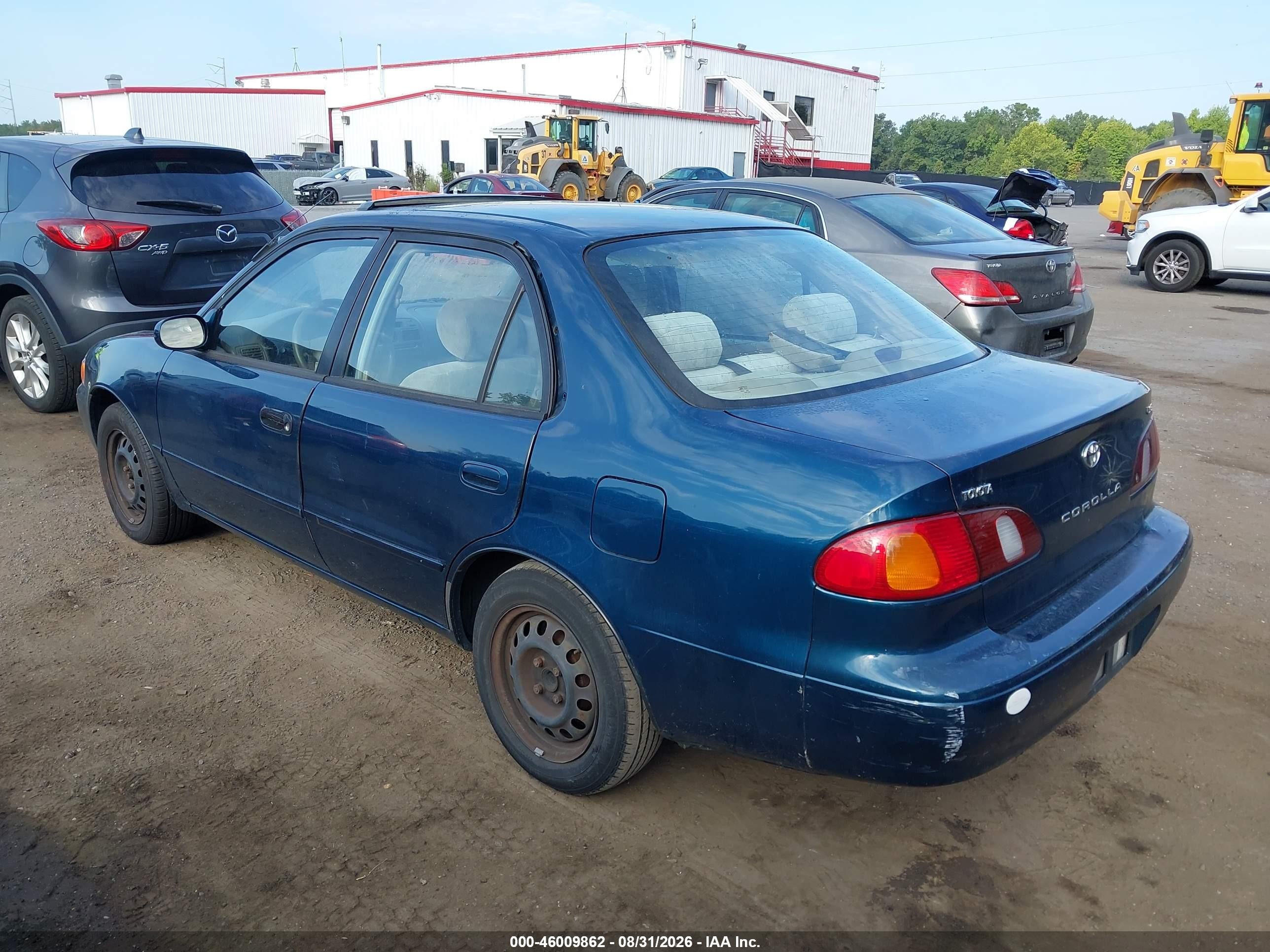 1998 Toyota Corolla Le Teal vin: 2T1BR18E3WC015563