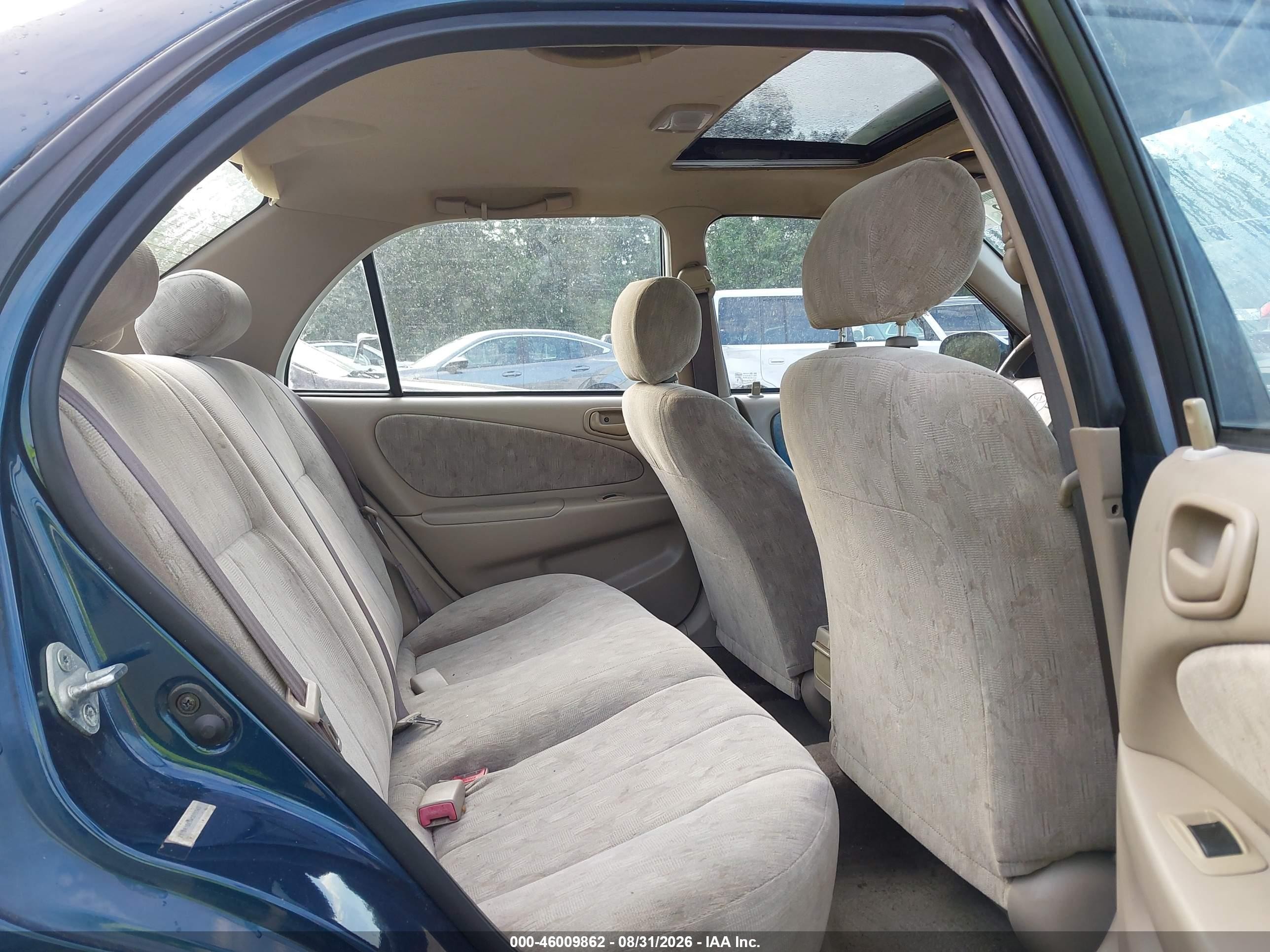 1998 Toyota Corolla Le Teal vin: 2T1BR18E3WC015563