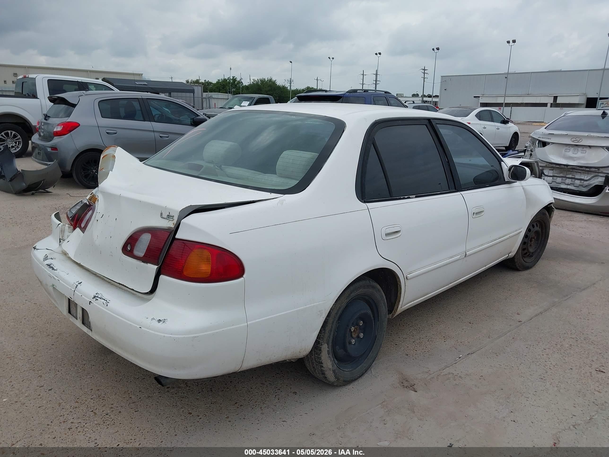 1998 Toyota Corolla Le Белый vin: 2T1BR18E4WC083418