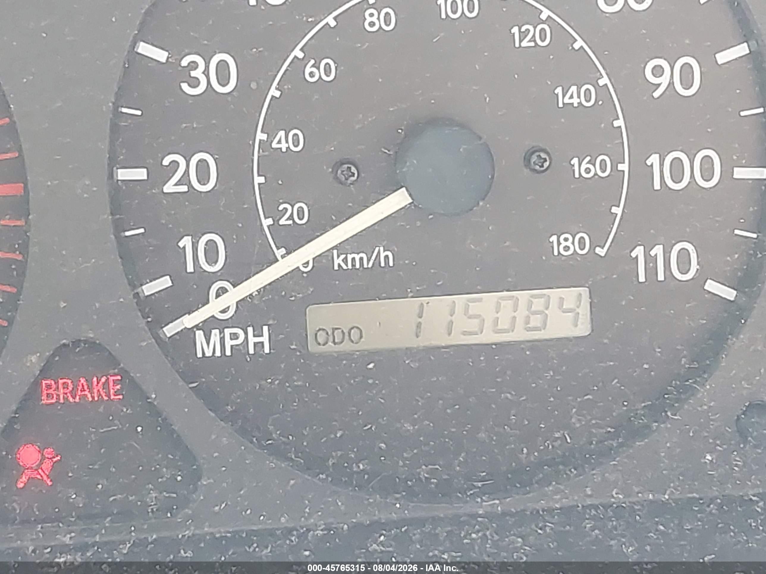 1998 Toyota Corolla Le Burgundy vin: 2T1BR18E5WC018612